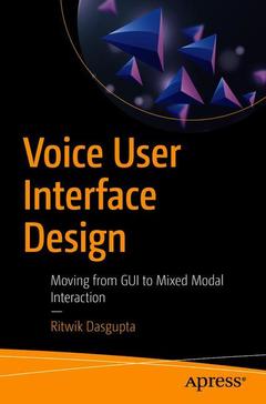 Couverture de l’ouvrage Voice User Interface Design