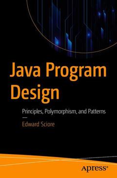 Couverture de l’ouvrage Java Program Design