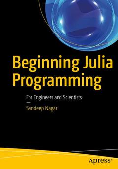 Couverture de l’ouvrage Beginning Julia Programming