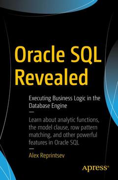 Couverture de l’ouvrage Oracle SQL Revealed