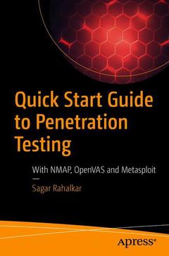 Couverture de l’ouvrage Quick Start Guide to Penetration Testing