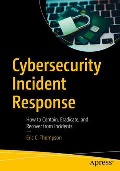 Cover of the book Cybersecurity Incident Response