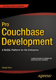 Couverture de l’ouvrage Pro Couchbase Development