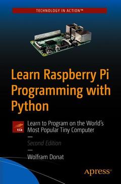 Couverture de l’ouvrage Learn Raspberry Pi Programming with Python