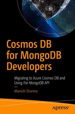 Cover of the book Cosmos DB for MongoDB Developers