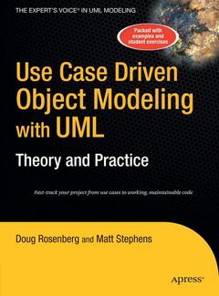 Couverture de l’ouvrage Use Case Driven Object Modeling with UMLTheory and Practice