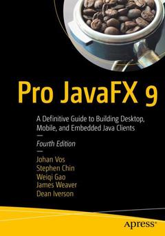 Couverture de l’ouvrage Pro JavaFX 9