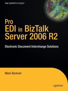 Couverture de l’ouvrage Pro EDI in BizTalk Server 2006 R2
