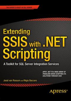 Couverture de l’ouvrage Extending SSIS with .NET Scripting