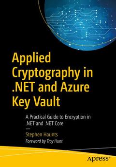 Couverture de l’ouvrage Applied Cryptography in .NET and Azure Key Vault