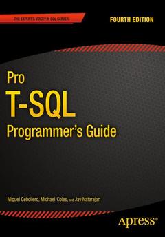 Couverture de l’ouvrage Pro T-SQL Programmer's Guide