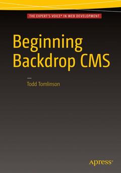 Couverture de l’ouvrage Beginning Backdrop CMS