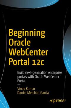 Couverture de l’ouvrage Beginning Oracle WebCenter Portal 12c