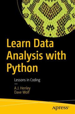 Couverture de l’ouvrage Learn Data Analysis with Python