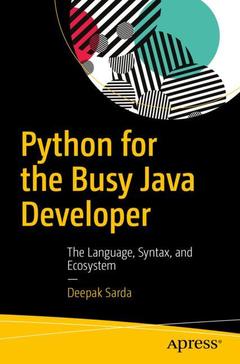 Couverture de l’ouvrage Python for the Busy Java Developer