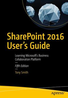 Couverture de l’ouvrage SharePoint 2016 User's Guide