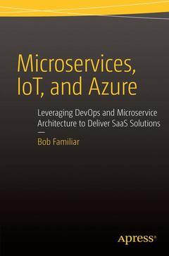 Couverture de l’ouvrage Microservices, IoT and Azure