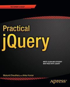 Couverture de l’ouvrage Practical jQuery