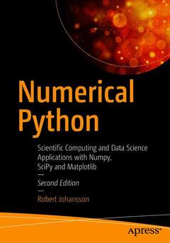 Couverture de l’ouvrage Numerical Python 