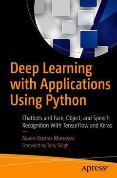 Couverture de l’ouvrage Deep Learning with Applications Using Python