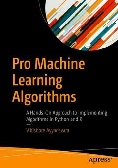 Couverture de l’ouvrage Pro Machine Learning Algorithms 