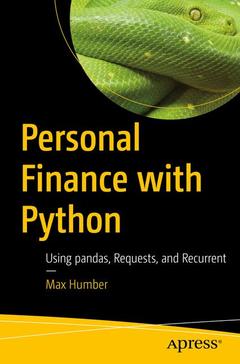 Couverture de l’ouvrage Personal Finance with Python