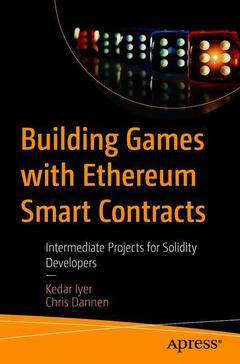 Cover of the book Building Games with Ethereum Smart Contracts
