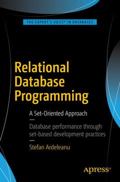 Couverture de l’ouvrage Relational Database Programming