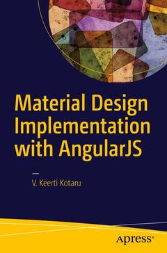 Couverture de l’ouvrage Material Design Implementation with AngularJS