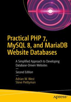 Couverture de l’ouvrage Practical PHP 7, MySQL 8, and MariaDB Website Databases