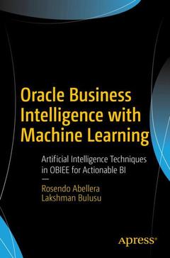 Couverture de l’ouvrage Oracle Business Intelligence with Machine Learning