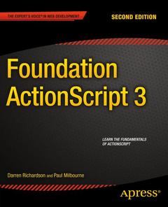 Couverture de l’ouvrage Foundation ActionScript 3