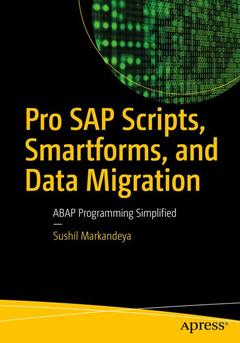 Couverture de l’ouvrage Pro SAP Scripts, Smartforms, and Data Migration