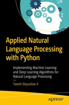 Cover of the book Applied Natural Language Processing with Python 