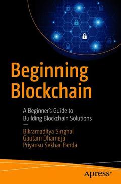 Couverture de l’ouvrage Beginning Blockchain