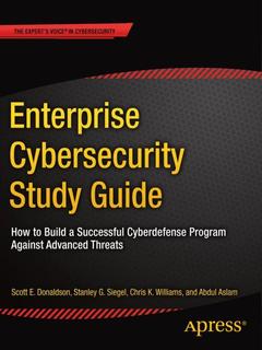 Cover of the book Enterprise Cybersecurity Study Guide