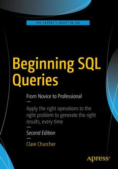 Couverture de l’ouvrage Beginning SQL Queries