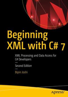 Couverture de l’ouvrage Beginning XML with C# 7