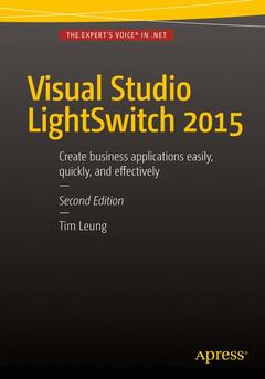 Couverture de l’ouvrage Visual Studio Lightswitch 2015