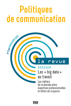 Cover of the book Politiques de communication - N° 12 - Printemps 2019