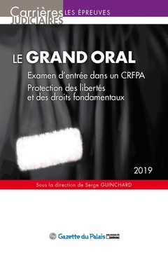 Couverture de l’ouvrage LE GRAND ORAL - 2019