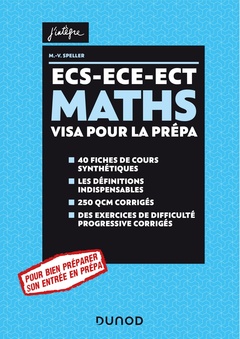 Couverture de l’ouvrage Maths ECS-ECE-ECT Visa pour la prépa