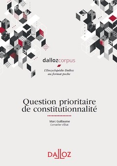 Couverture de l’ouvrage Question prioritaire de constitutionnalité
