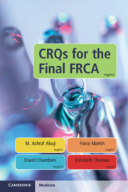 Couverture de l’ouvrage CRQs for the Final FRCA