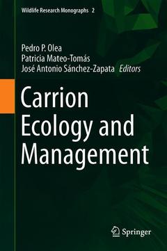 Couverture de l’ouvrage Carrion Ecology and Management