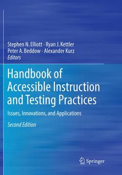 Couverture de l’ouvrage Handbook of Accessible Instruction and Testing Practices