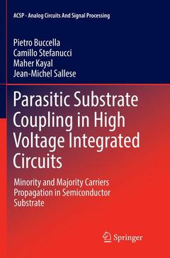 Couverture de l’ouvrage Parasitic Substrate Coupling in High Voltage Integrated Circuits