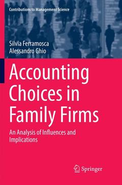 Couverture de l’ouvrage Accounting Choices in Family Firms