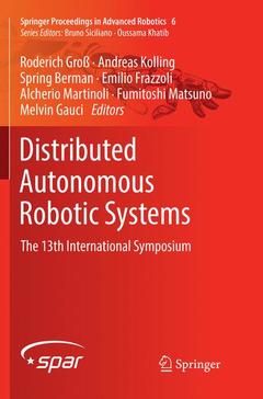 Couverture de l’ouvrage Distributed Autonomous Robotic Systems