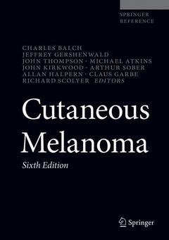 Couverture de l’ouvrage Cutaneous Melanoma